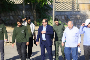 قاب تصویر | بازدید رئیس و معاون دانشجویی دانشگاه تهران از اردوی جهادی دانشجویان دانشگاه تهران