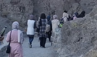 برگزاری اردوی کوه‌پیمایی دارآباد با حضور دانشجویان دختر خوابگاهی