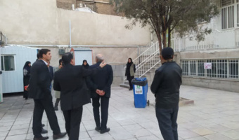 بازدید رئیس دانشگاه تهران از خوابگاه‌های دانشجویی سطح شهر